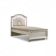 Jisoo 4pc Twin Bedroom Set | LED Headboard, Dresser, Mirror | Pearl White