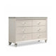 Jisoo 4pc Twin Bedroom Set | LED Headboard, Dresser, Mirror | Pearl White