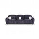 Riti 2pc Sofa and Loveseat Set w 10 Pillows | Foam Fill Dark Gray Chenille