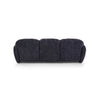 Riti 2pc Sofa and Loveseat Set w 10 Pillows | Foam Fill Dark Gray Chenille