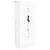 Cina LED Curio Cabinet | White High Gloss |  4 Doors | 6 Shelves | 64"