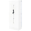 Cina LED Curio Cabinet | White High Gloss |  4 Doors | 6 Shelves | 64"