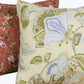 Eiger Fabric Decorative Pillow with Floral Prints, Set of 2, Multicolor By Casagear Home