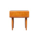 Rectangular Wooden End Table with Open Shelf and Splayed legs Brown by Casagear Home BM61475