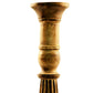 Taki Benzara Wooden Natural Finish Pillar Shaped Candleholder, Set of 3, Brown By Casagear Home