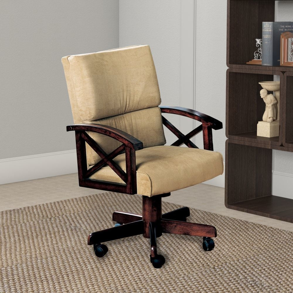 Snug  Upholstered Arm Game Chair , Brown