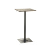 Industrial Square Metal Bar Table With Wooden Top Black By Coaster CCA-100730