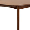 Dining Table | Mid-Century Modern | Dark Walnut Brown Wood
