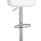 Contemporary Faux Leather Bar Stool White-Coaster CCA-120347