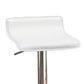 Contemporary Backless Seat Bar Stool White,Set of 2 CCA-120391