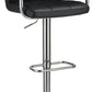 Grid Adjustable Swiveling Bar Stool Black-Coaster CCA-121095