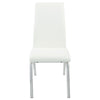 Dining Chair Set of 2 | Contemporary Style | White Finish