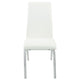 Dining Chair Set of 2 | Contemporary Style | White Finish