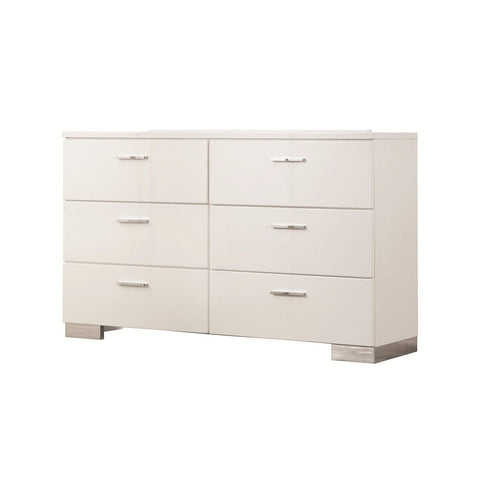 Alluring Wooden Dresser, White