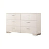 Alluring Wooden Dresser, White