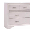 Wooden Drawer Dresser with Hidden Jewelry Tray White CCA-205113