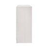 Wooden Drawer Dresser with Hidden Jewelry Tray, White