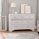 Wooden Drawer Dresser with Hidden Jewelry Tray, White