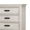Wooden 5 Drawer Chest White CCA-205335