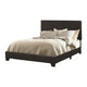 Platform Bed | California King | Black Leather Upholstery CCA-300761KW