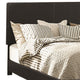 Platform Bed | California King | Black Leather Upholstery CCA-300761KW