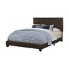 Platform Bed | Full Size | Brown Leather Upholstery CCA-300762F