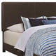 Platform Bed | Full Size | Brown Leather Upholstery CCA-300762F