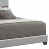 Leather Upholstered Full Size Platform Bed Gray CCA-300763F