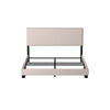 Platform Bed | King Size | Ivory Upholstered