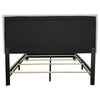 Platform Bed | King Size | Ivory Upholstered