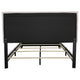 Platform Bed | King Size | Ivory Upholstered