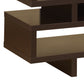 Contemporary TV Console with Open Storage Brown CCA-700720