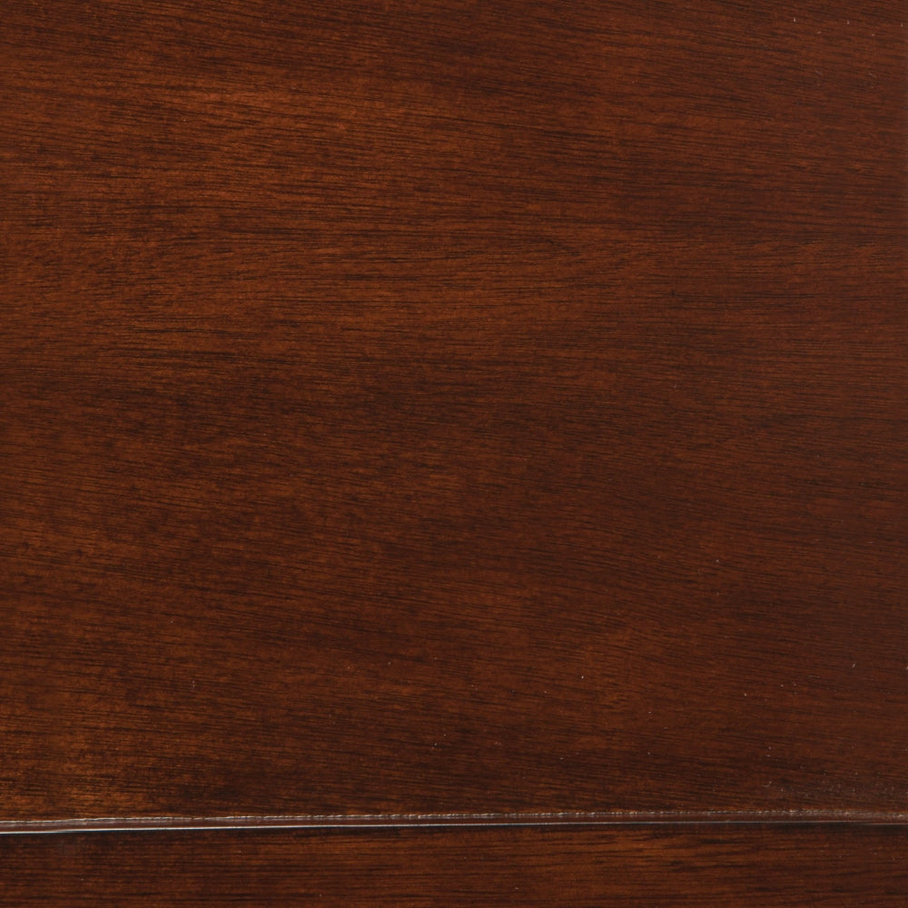 Contemporary Style Solid Wood Sofa Table With Slightly Rounded Shape Dark Brown - 701079 CCA-701079