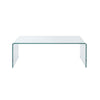 Coffee Table | Clear Glass | Minimal Contemporary Style CCA-705328