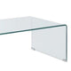 Coffee Table | Clear Glass | Minimal Contemporary Style CCA-705328