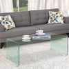 Coffee Table | Clear Glass | Minimal Contemporary Style CCA-705328
