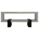 Coffee Table | Driftwood Modern | Open Shelf | Gray Black CCA-720878