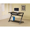 Exquisite Contemporary Computer Desk, Black By Casagear Home