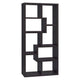 Contemporary Asymmetrical Cube Bookcase Brown CCA-800264