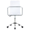 Office Chair | Transparent Acrylic | Adjustable | Clear