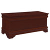 Traditional Style Wooden Cedar Chest Brown By Casagear Home BM159219