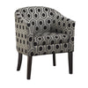 Space Adorner Accent Chair Gray/Black CCA-900435
