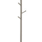 Well-made Metal Coat Rack with Six Pegs, Gray