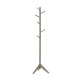 Well-made Metal Coat Rack with Six Pegs Gray CCA-900632