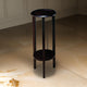 Plant Stand | Elegant Design | Round Top | Brown Finish