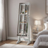 Cheval Mirror | Jewelry Storage Interior | Gray Finish