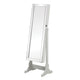 Cheval Mirror | Jewelry Storage Interior | Gray Finish