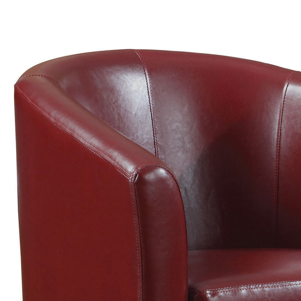 Slickly Compact Accent Chair Red CCA-902099