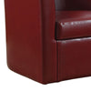 Slickly Compact Accent Chair, Red