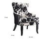 Intriguingly Comfortable Accent Chair Black/White CCA-902169